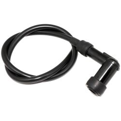 Zündkerzenstecker Schwarz Easyboost mit Hochspannungs-Zündkabel 50 cm 2T