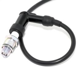 Svart tändhatt och tändkabel Easyboost högspänning 50cm 2-takt