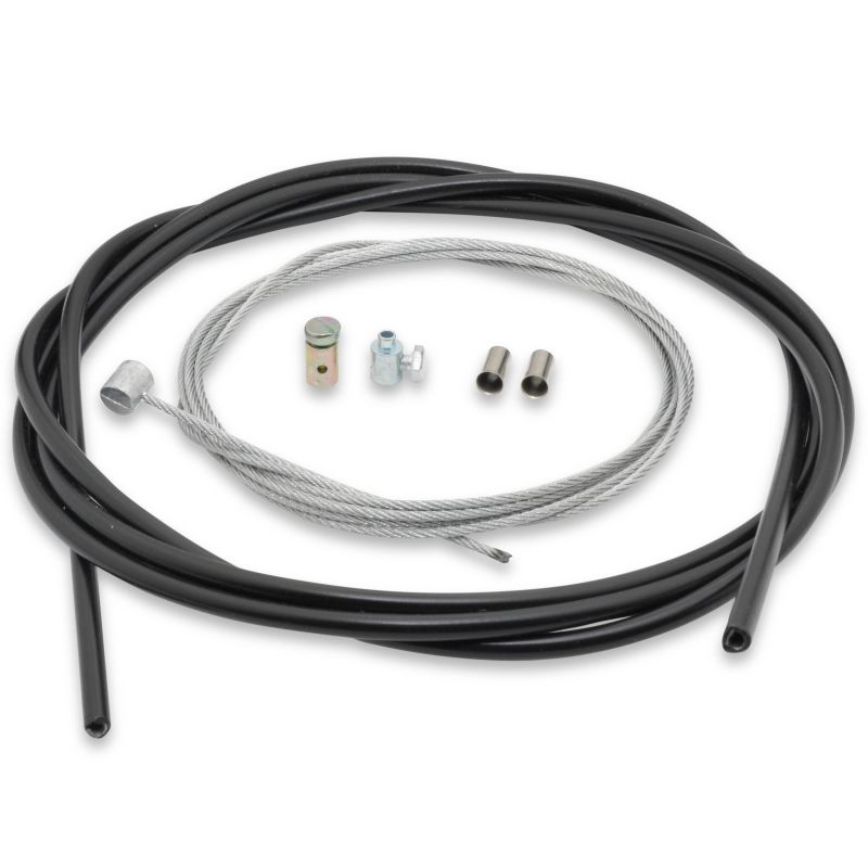 Easyboost koppelingskabel Ø2mm, 2 meter, met buitenkabel en kabelklem