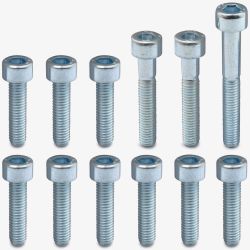 Easyboost Zinc-Plated Steel Variator Cover Screws MBK Booster Nitro