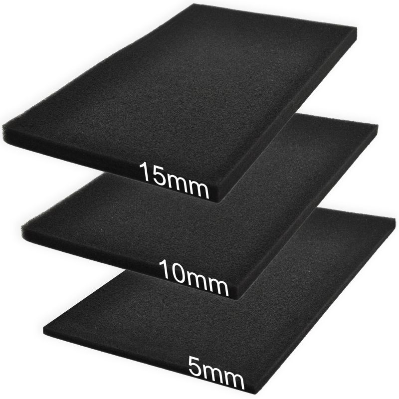 Esponja de filtro de ar 28x15cm universal para recortar