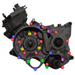 Easyboost boutenset motor AM6 - Yamaha TZR, DT, MBK Xlimit