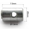 Easyboost gaskabelklem Ø5 x 7,5 mm messing universeel