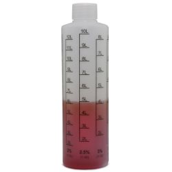 Odměrka na 2T olej 250 ml Easyboost se stupnicí 2 % až 6 %