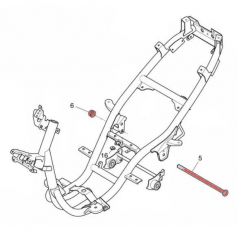 Eje Tornillo Tubo Motor Easyboost MBK Nitro Yamaha Aerox Jog 3KJ2148100-4CUE531700