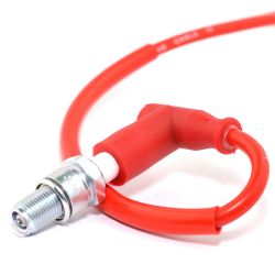 Rode racing bougiedop met hoogspanningsbougiekabel Easyboost