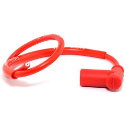 Easyboost Pipa De Bujia Cable Rojo de Bujía Alta Tensión Silicona