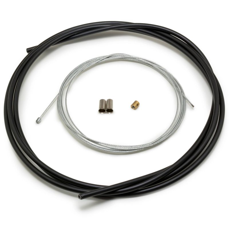 Gaskabel Easyboost 2 meter universeel met buitenkabel, nippels en kabelklem