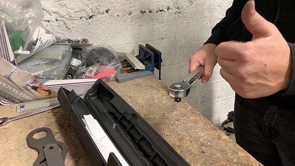 The torque spanner is ready!