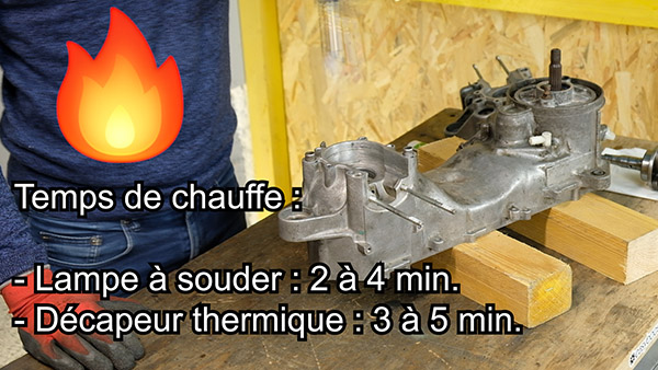 Monter le vilebrequin dans les carters moteur